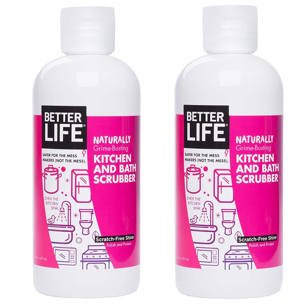 Higher Life Pure Kitchen and Tub Scrubber, 16 oz (Set of two), 24434