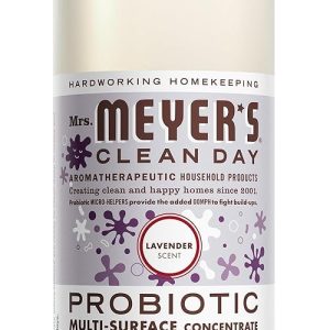 MRS. MEYER’S CLEAN DAY Lavender Probiotic Multi-Floor Focus Cleaner, 32 Fl Oz – Successfully Cleans Crevices and Powerful Stains